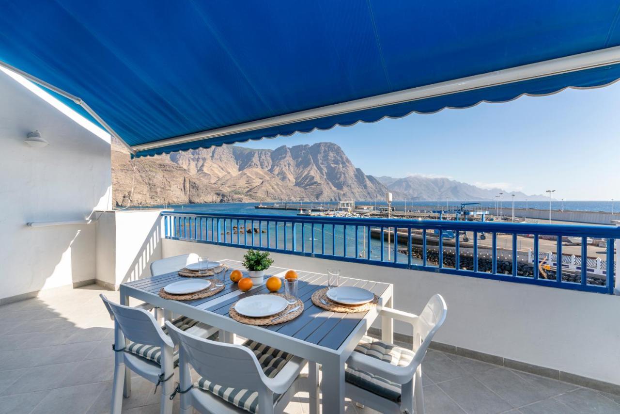 شقة Agaete White&Blue House المظهر الخارجي الصورة