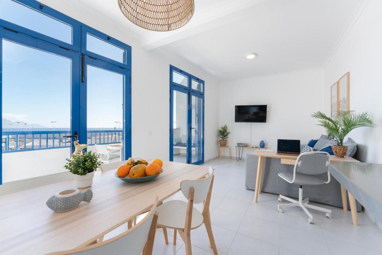 شقة Agaete White&Blue House المظهر الخارجي الصورة
