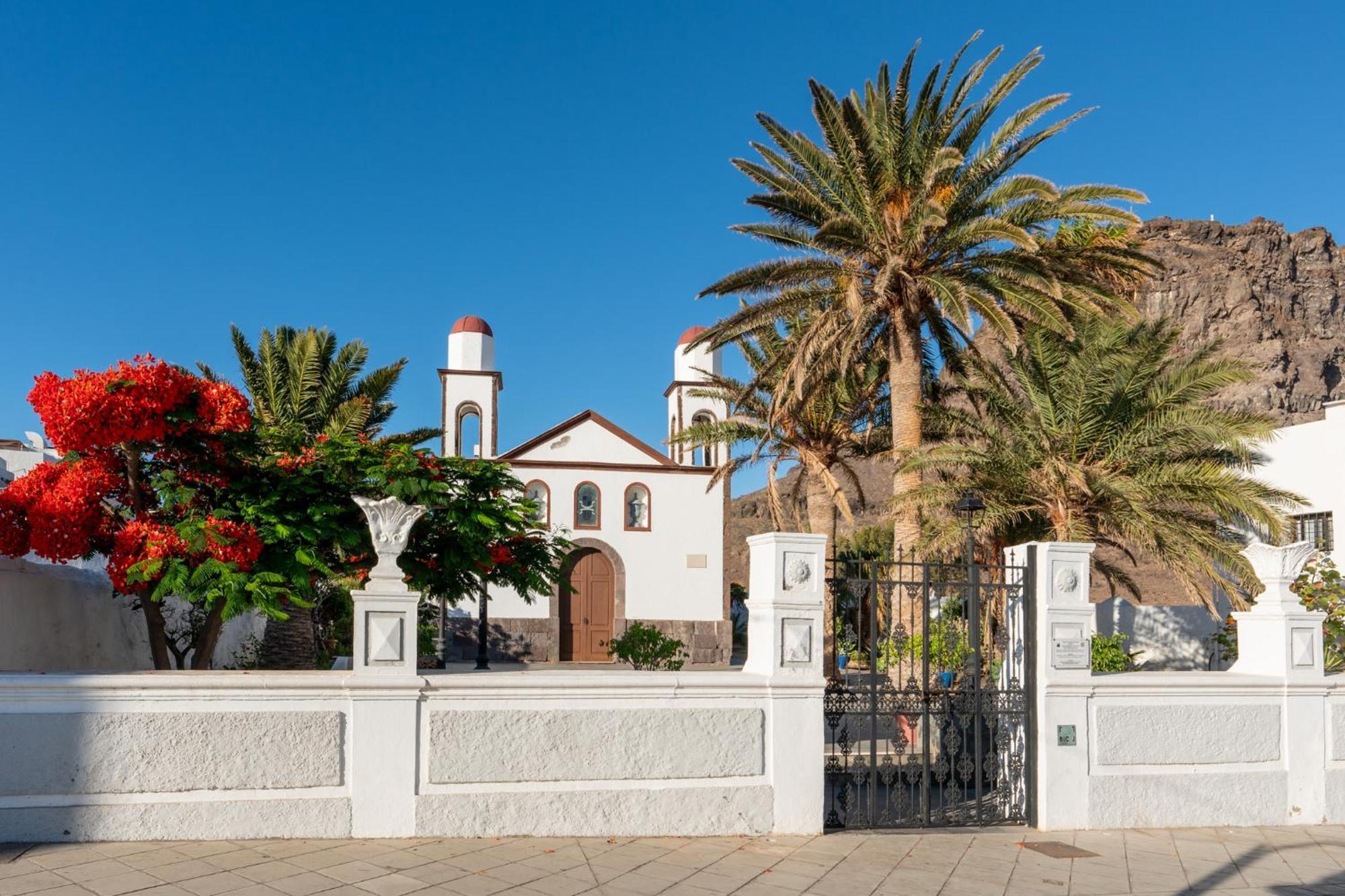 شقة Agaete White&Blue House المظهر الخارجي الصورة